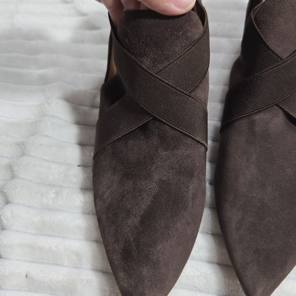 Corso Como Diansko Brown Pointed Toe Ankle Booties Sz 9 Leather New - Picture 13 of 13